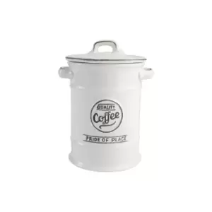 Image of Pride Of Place Coffee Jar, White