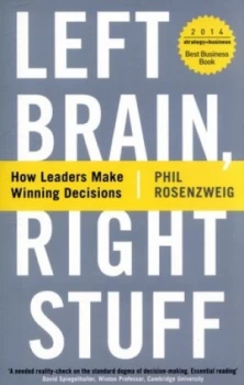 Image of Left Brain Right Stuff by Phil Rosenzweig Book