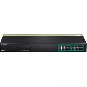 image of TRENDnet 16-Port Gigabit PoE+ Switch