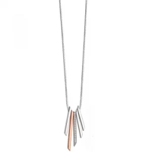 Image of Ladies Fiorelli Sterling Silver Cubic Zirconia Necklace