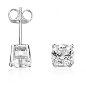 image of Fred Bennett Clear Crystal Stud Earring E2657C