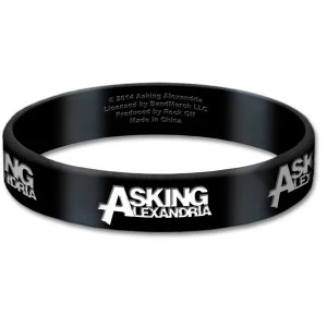 image of Asking Alexandria - Logo Gummy Wristband