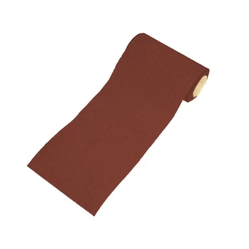 image of Faithfull FAIAR115120R Aluminium Oxide Sanding Paper Roll Red H/D ...