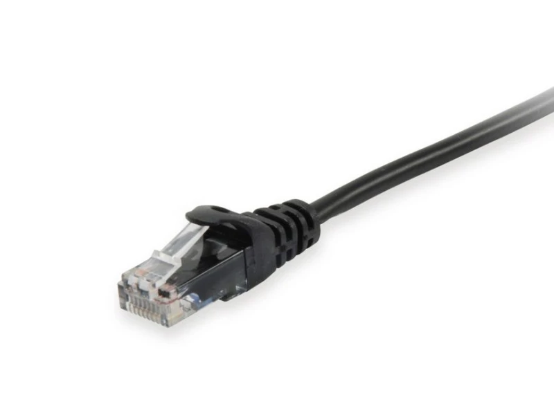 Image of Equip Cat.6A U/UTP Patch Cable. 0.5m. Black
