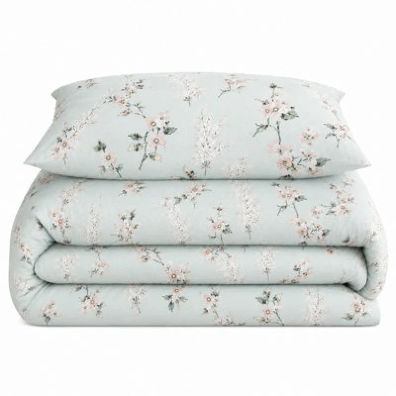 Image of Sweet Dreams Florelle Pink Sienna Floral Blossoms Duvet Cover And Pillowcase Set Super King