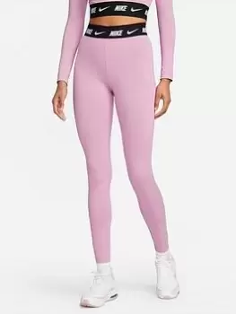 Image of Nike NSW Club Legging - Purple, Purple, Size L, Women