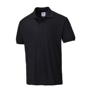 Portwest Naples Polo Shirt Black XL