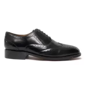 Image of Amblers Ben Leather Soled Shoe / Mens Shoes (12 UK) (Black)