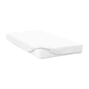 Image of Belledorm Cotton Sateen 1000 Thread Count Extra Deep Fitted Sheet (Kingsize) (White)