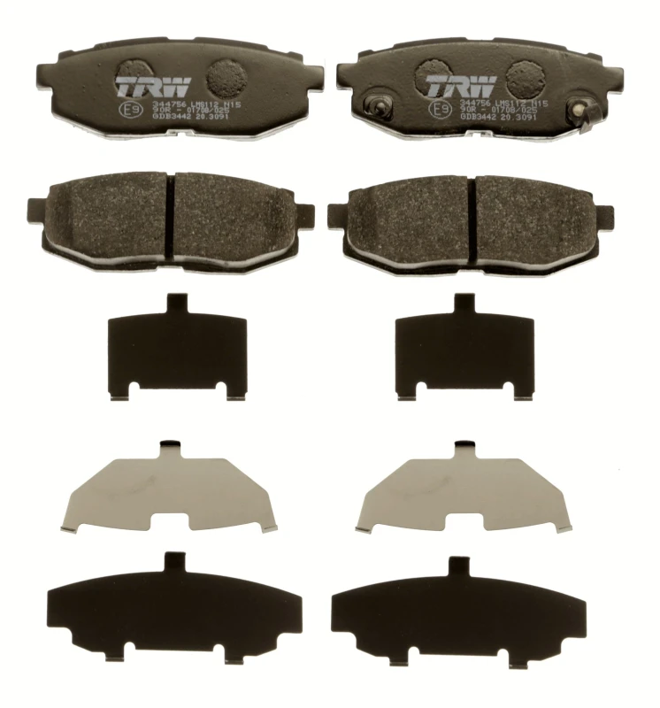 Image of TRW GDB3442 Brake pad set with acoustic wear warning Brake Pad Set,disc brake (402)