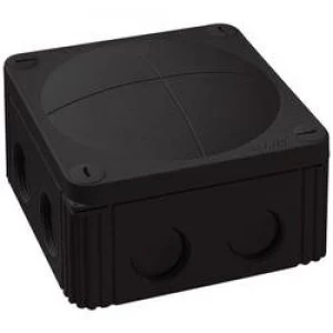 image of Junction box L x W x H 110 x 110 x 66mm Wiska 10060648 Black