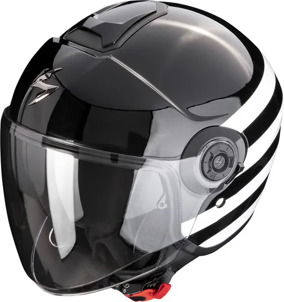 Image of Scorpion Exo-City II Bee Black-White Jet helmet XL