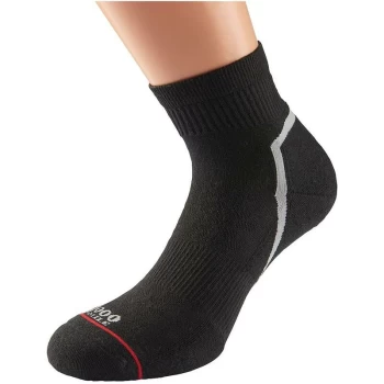 image of 1000 Mile - Active QTR Sock Ladies (Single) - Small - Black