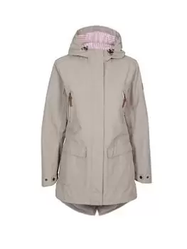 Image of Trespass Brampton Jacket - White, Mushroom, Size L, Women