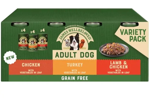 Image of James Wellbeloved Grain Free Adult Turkey Dog Food 400g