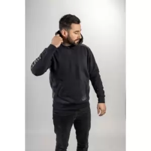Image of Logo Panel Hooded Sweatshirt Navy XL