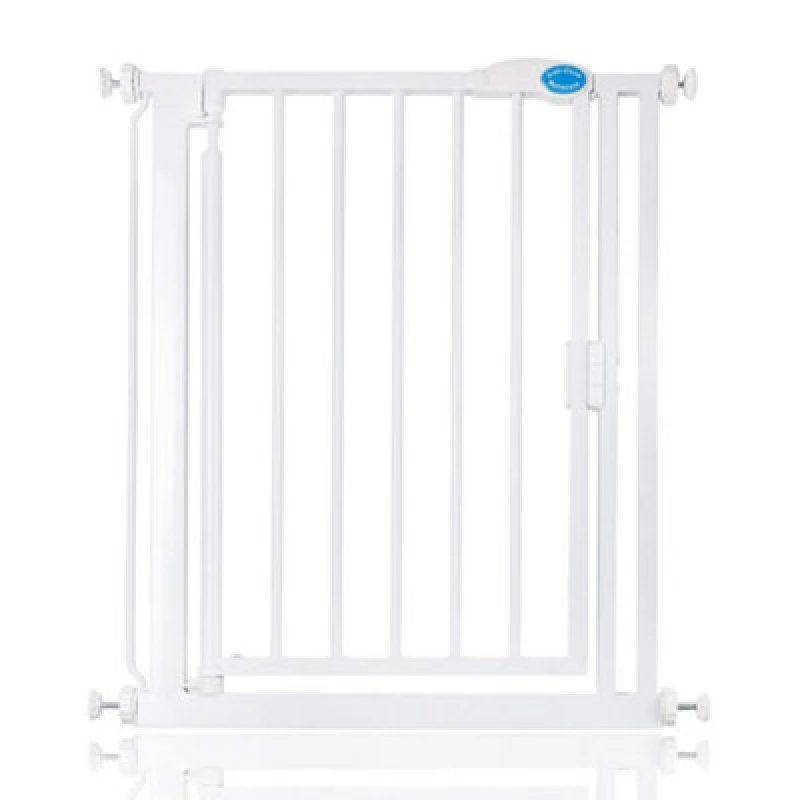 Image of Bettacare Auto Close Pet Gate, 68.5Cm - 75Cm, White, Narrow, Narrow Pressure Fit Stair Gate For Dog & Puppy