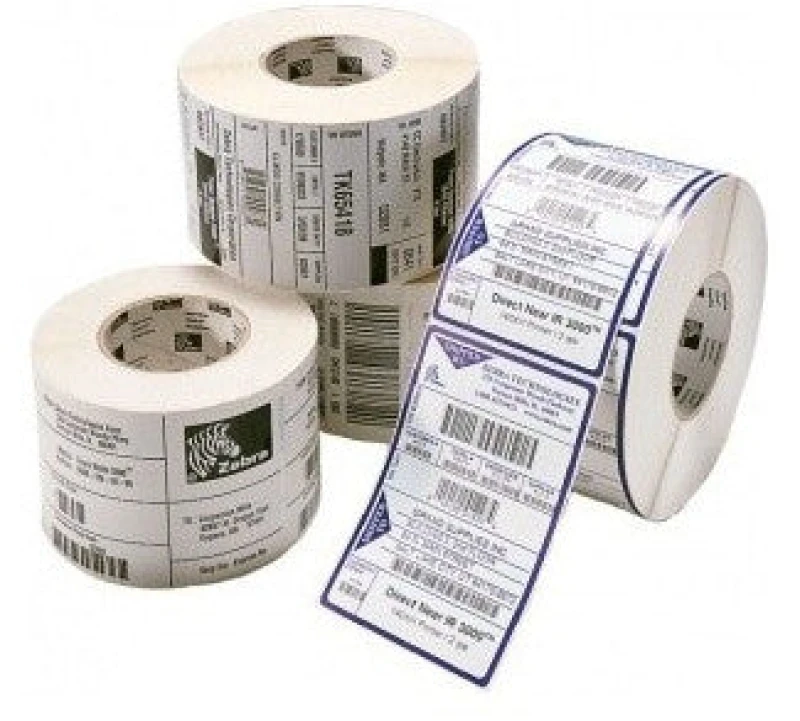 Image of Zebra Z-Ultimate 3000T (880350-063) White Label Roll 102mm x 64mm - 4 x 2220 Labels (Original)