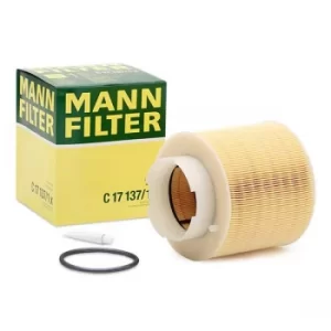 Image of MANN-FILTER Air Filter AUDI C 17 137/1 x Engine Filter