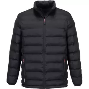 Image of Portwest S546BKRXXXL - sz XXXL Ultrasonic Tunnel Jacket Black work wear - Black