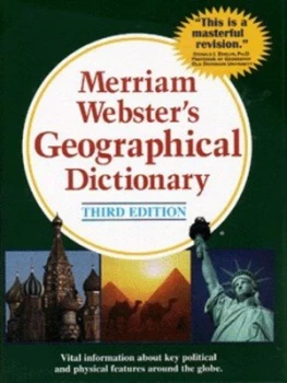 Image of Merriam-Websters Geographical Dictionary Hardback