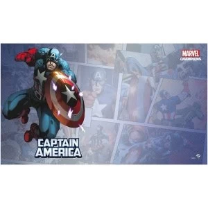 Image of Marvel Champions: Captain America Game Mat