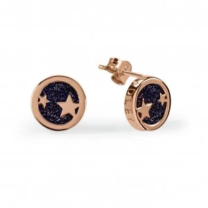 Image of Radley 18ct Rose Gold Plated Celestial Blue Earrings
