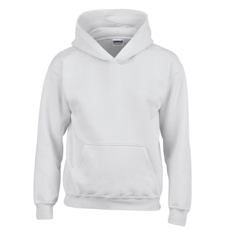 Image of Gildan Plain Heavy Blend Hoodie White unisex