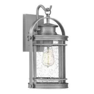 Image of Quoizel Booker Outdoor Wall Lantern Industrial Aluminium, IP44
