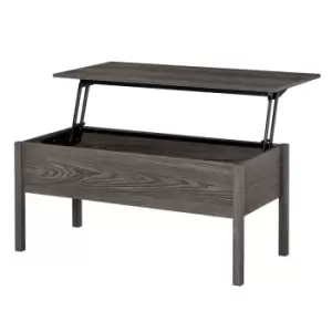 Image of Homcom Modern Lift Top Coffee Table Hidden Storage Floating Table With 4 Legs Tan