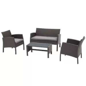 Image of Royalcraft Nevada Conversation Set - Grey