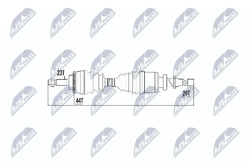 Image of NTY Drive shaft NTY NPW-RE-018