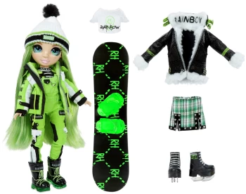 image of Rainbow High Winter Break Fashion Doll - Jade Hunter