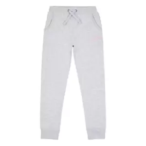 Image of Jack Wills Kids Girls Logo Script Joggers - Grey