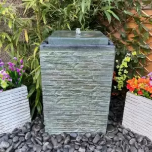 Image of Tranquility Water Features - Mosaic Cube Mains Powered Water Feature