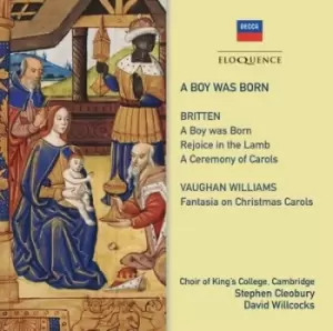 Image of Britten A Boy Was Born/Rejoice in the Lamb/A Ceremony Of by Benjamin Britten CD Album