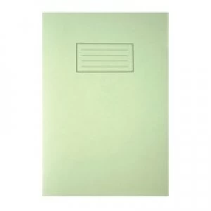 Image of Silvine A4 Exercise Book Ruled Green PK10