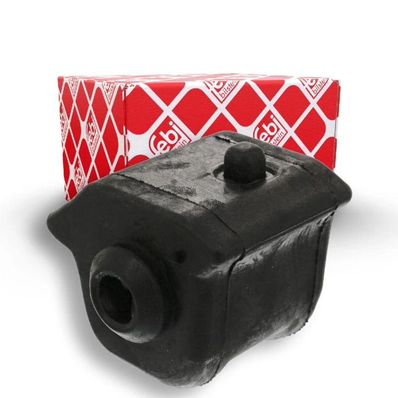 Image of FEBI BILSTEIN 42840 Stabilizer Bushes Front Axle Left, Rubber Rubber Anti-roll Bar Bush Kit (1334)