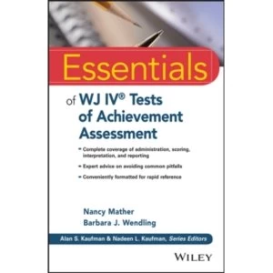 Image of Essentials of WJ IV Tests of Achievement by Nancy Mather, Barbara J. Wendling (Paperback, 2015)