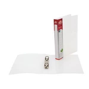 Image of Original Concord Natural A5 2 O Ring 15mm Polypropylene Ring Binder Clear Pack of 10