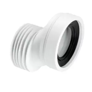 image of McAlpine 40mm Offset Rigid WC Connector WC-CON4A - 855719