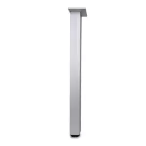 Image of GTV Adjustable Square Alu Breakfast Bar Worktop Support Table Leg 710mm, Pack of