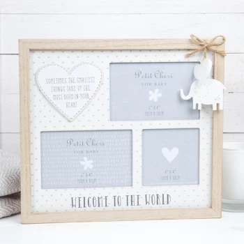 Image of Petit Cheri Multi Aperture Photo Frame - Welcome