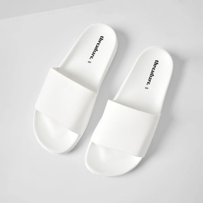 Image of Threadbare Lightweight Sliders White male 7