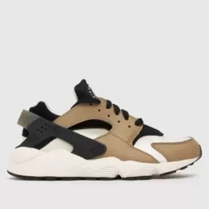 Image of Nike Huarache Trainers In Black & Brown