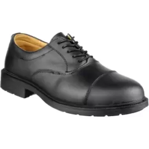 image of Amblers Safety Mens FS43 Antistatic Lace Up Oxford Safety Shoes (14 UK) (Black) - Black