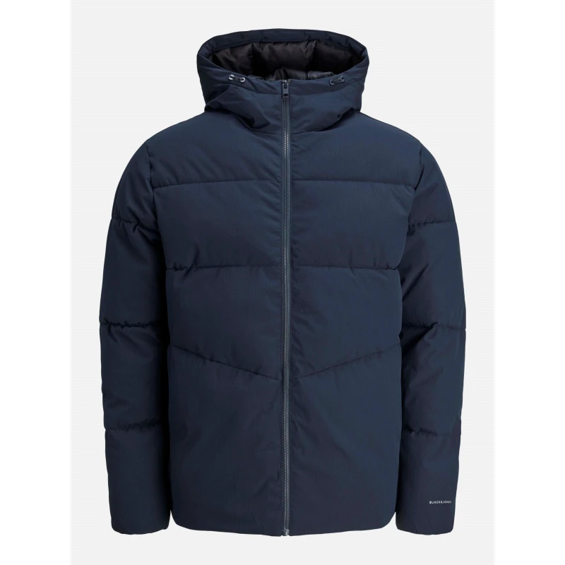 Image of Jack and Jones Global Jacket Short Puffer Jacket Mens Plus Sky Captain male 4XL