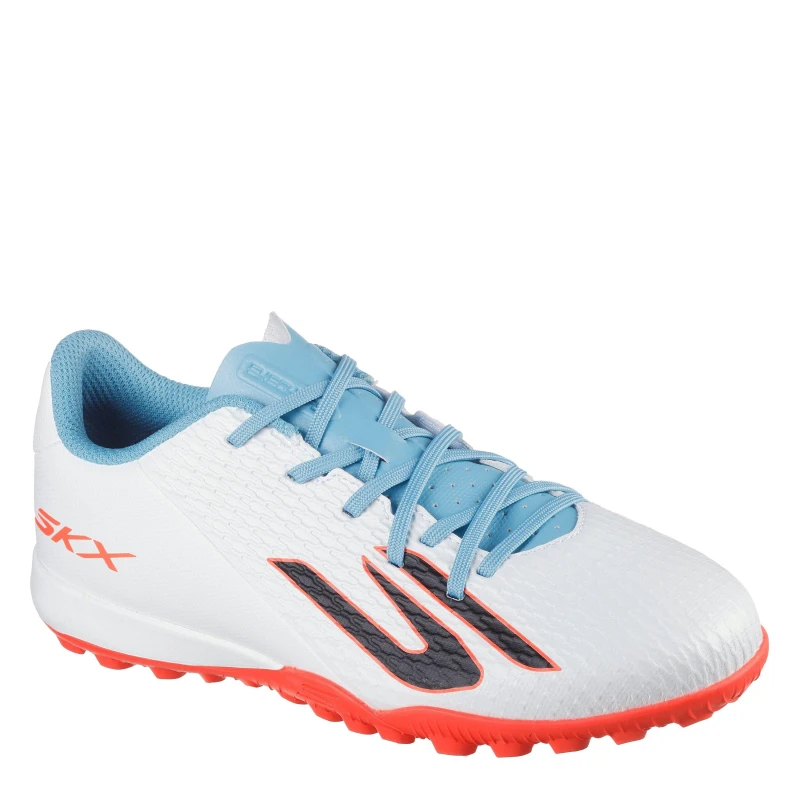 Image of Skechers SKX.1 Juniors Astro Turf Football Boots Astro Turf Football Boots 1 (33.5) White 08605501210