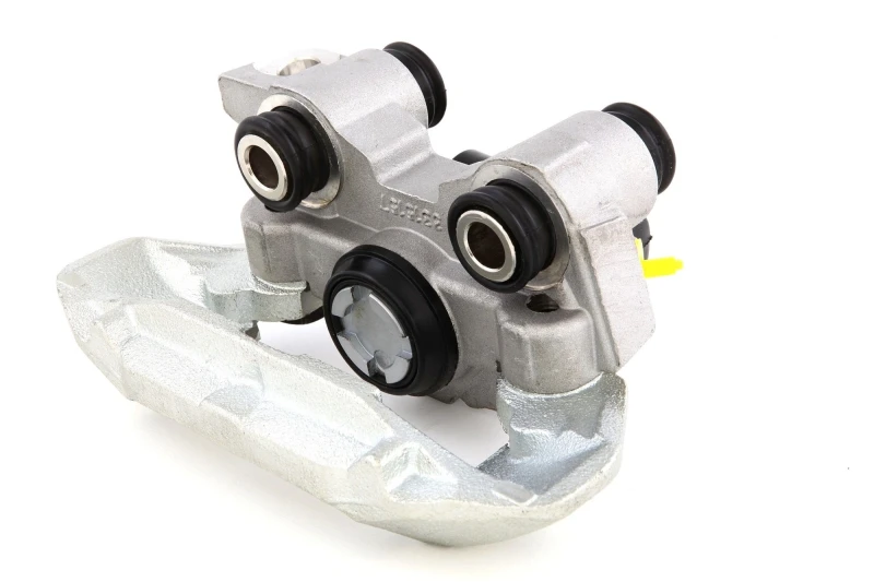 Image of STARK SKBC-0460154 Brake caliper Rear Axle, with carrier frame Aluminium, Aluminium/Grey Cast Iron Brake Caliper (78)