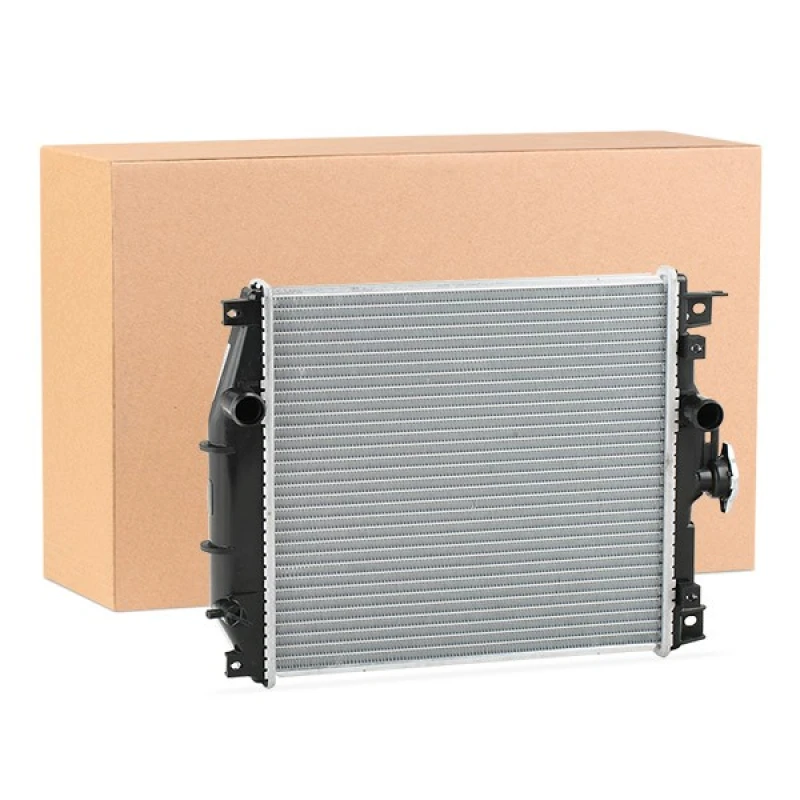Image of RIDEX 470R0187 Engine radiator Manual Transmission, Plastic Aluminium, Plastic Radiator,engine cooling (470)